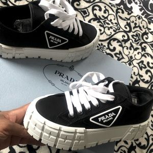 Prada platform sneaker. (SOLD)